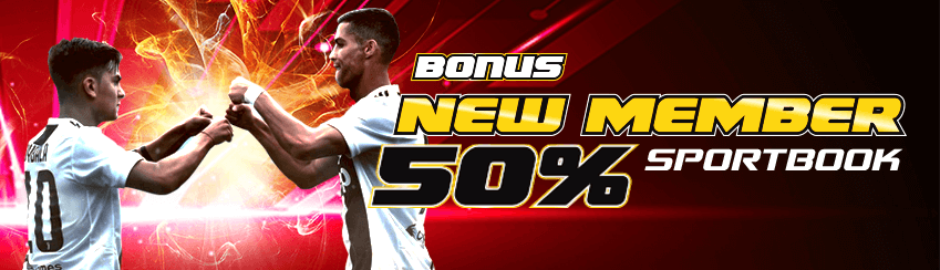 BONUS NEW MEMBER 50% SPORTBOOK